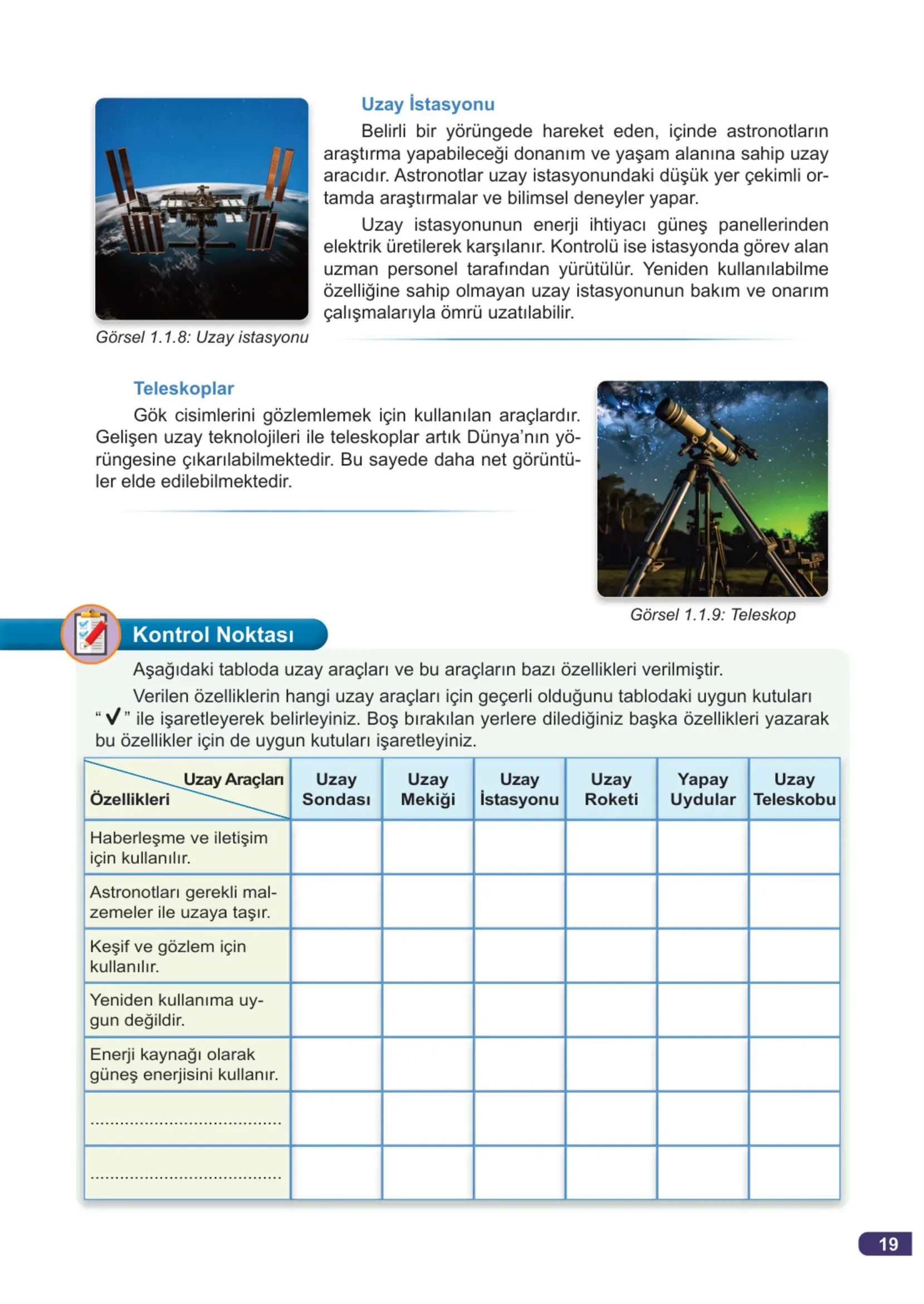 7. Sınıf Fen Bilimleri Ders Kitabı Cevapları Meb Yayınları 1. Kitap Sayfa 19