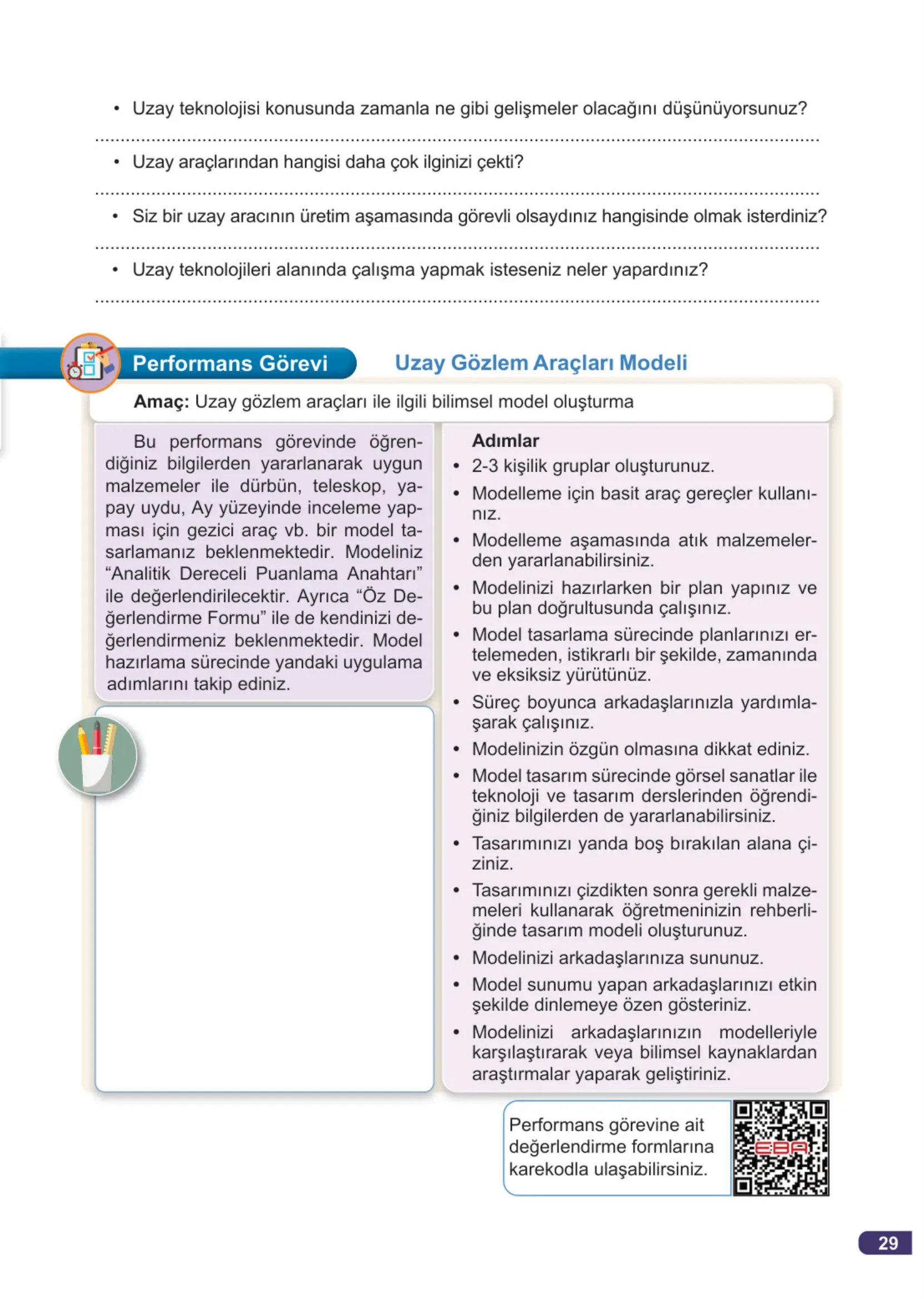 7. Sınıf Fen Bilimleri Ders Kitabı Cevapları Meb Yayınları 1. Kitap Sayfa 29