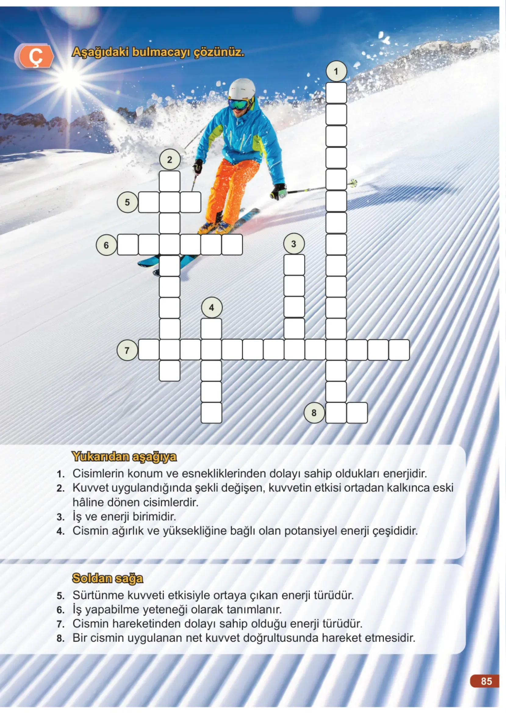 7. Sınıf Fen Bilimleri Ders Kitabı Cevapları Meb Yayınları 1. Kitap Sayfa 85