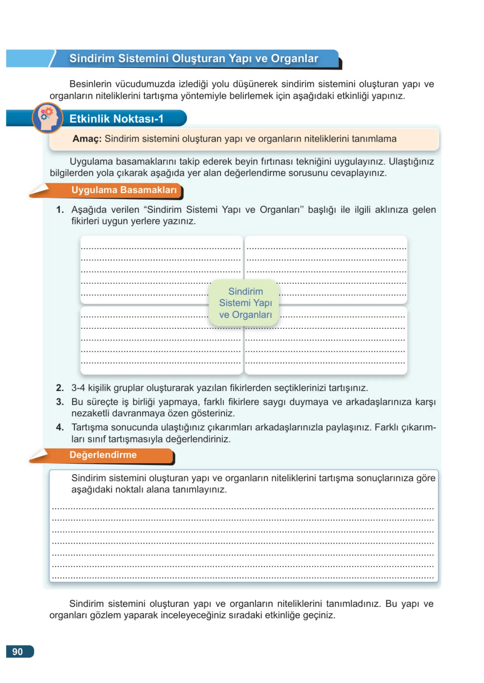 7. Sınıf Fen Bilimleri Ders Kitabı Cevapları Meb Yayınları 1. Kitap Sayfa 90