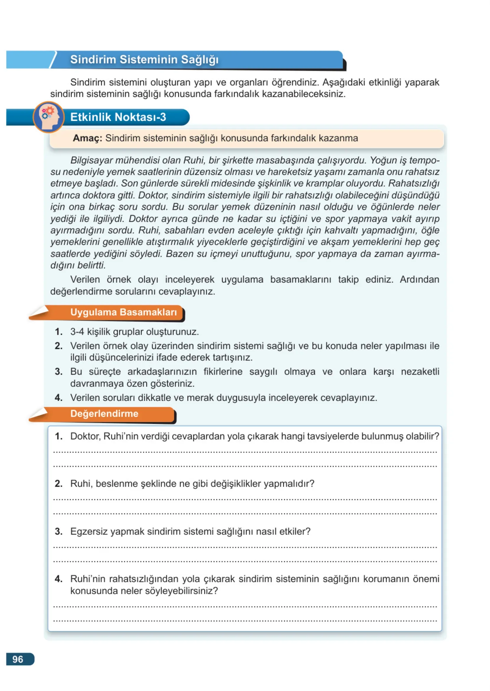 7. Sınıf Fen Bilimleri Ders Kitabı Cevapları Meb Yayınları 1. Kitap Sayfa 96