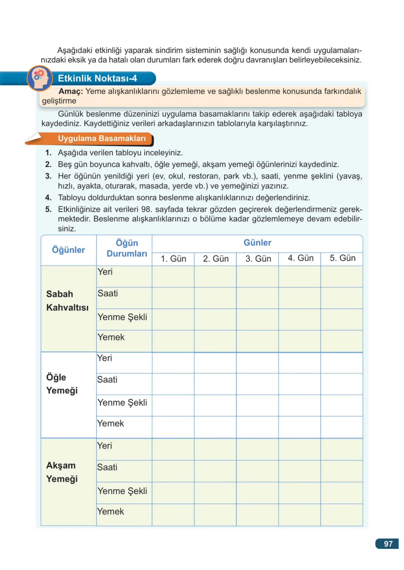 7. Sınıf Fen Bilimleri Ders Kitabı Cevapları Meb Yayınları 1. Kitap Sayfa 97