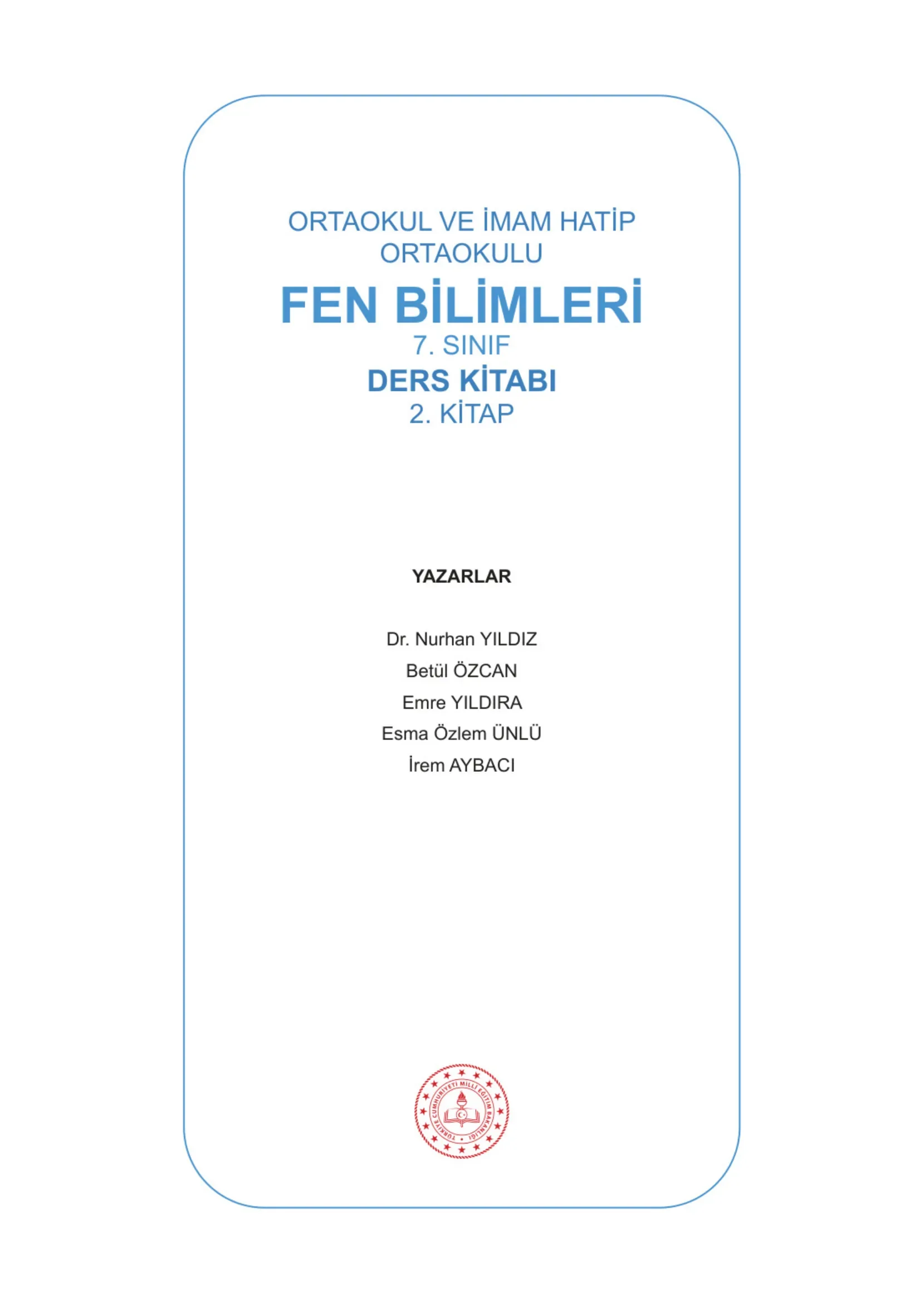 7. Sınıf Fen Bilimleri Ders Kitabı Cevapları Meb Yayınları 2. Kitap Sayfa 1