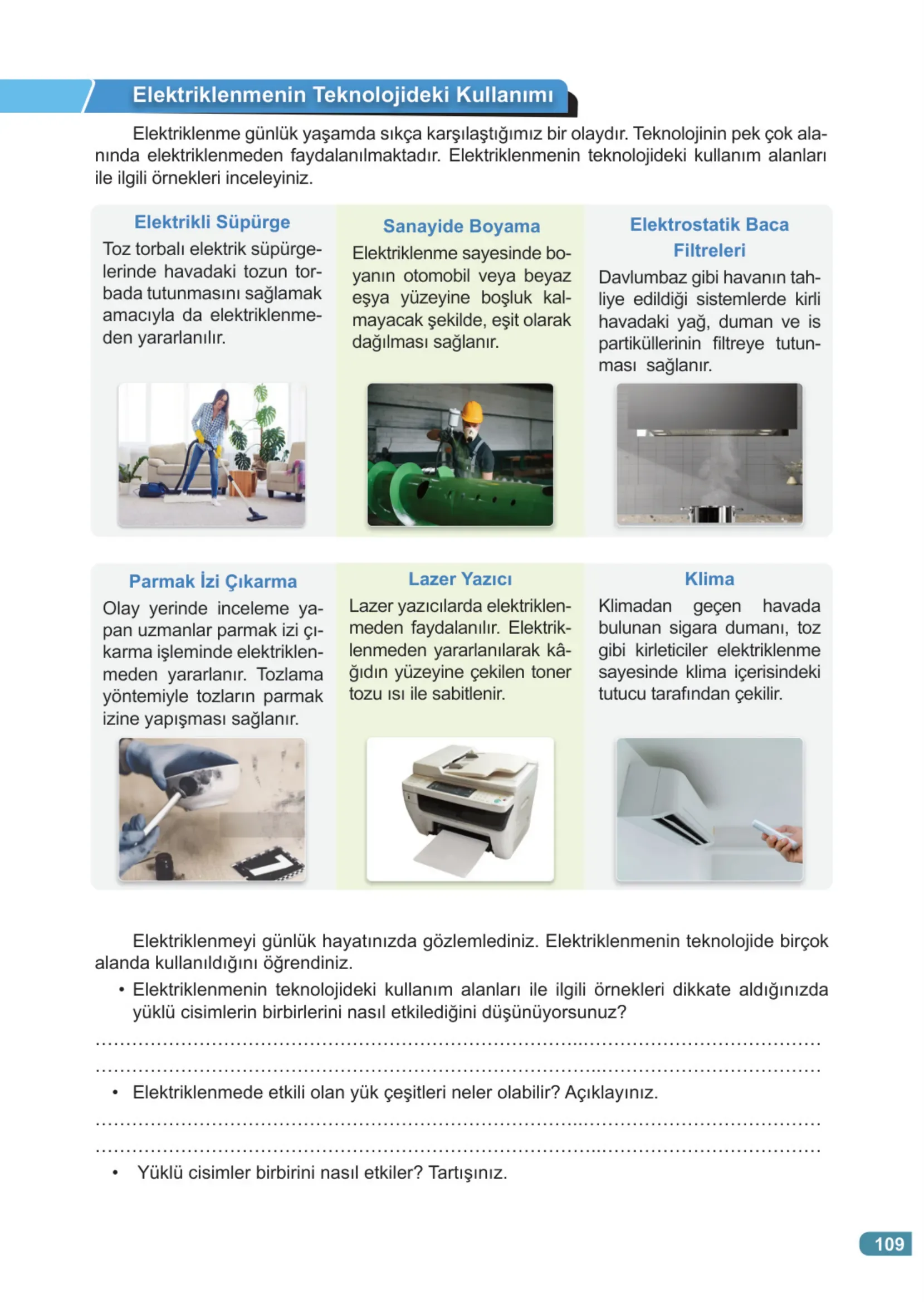 7. Sınıf Fen Bilimleri Ders Kitabı Cevapları Meb Yayınları 2. Kitap Sayfa 109
