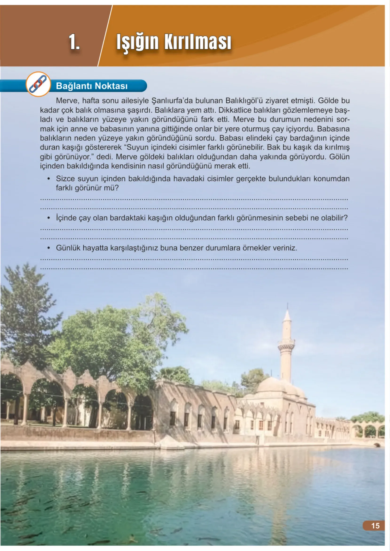 7. Sınıf Fen Bilimleri Ders Kitabı Cevapları Meb Yayınları 2. Kitap Sayfa 15