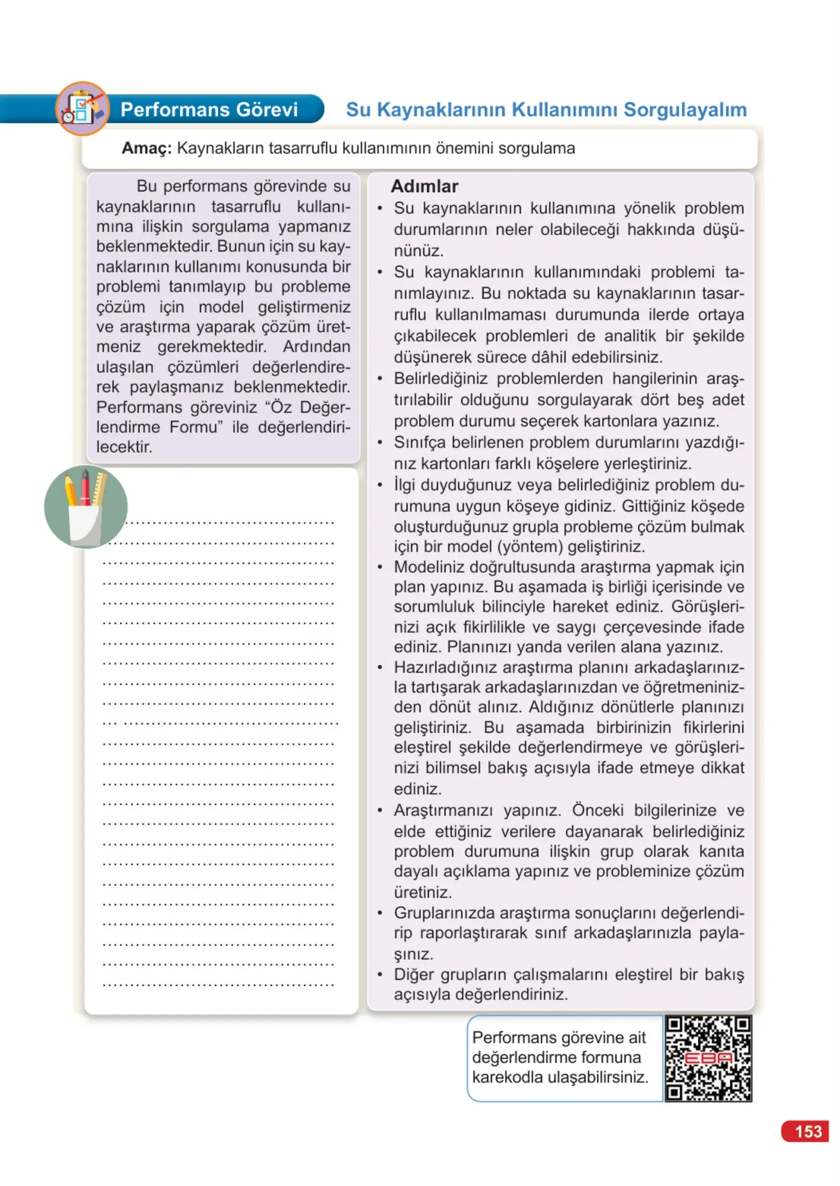 7. Sınıf Fen Bilimleri Ders Kitabı Cevapları Meb Yayınları 2. Kitap Sayfa 153