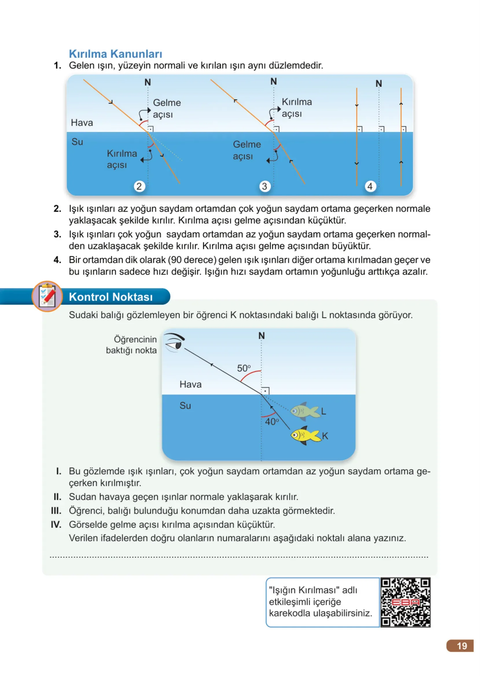 7. Sınıf Fen Bilimleri Ders Kitabı Cevapları Meb Yayınları 2. Kitap Sayfa 19