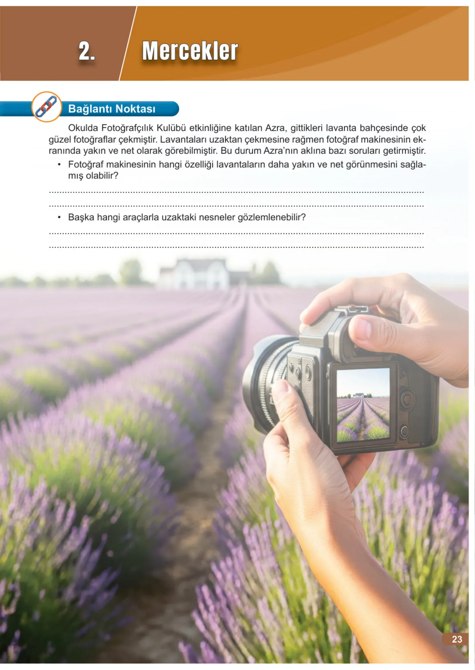 7. Sınıf Fen Bilimleri Ders Kitabı Cevapları Meb Yayınları 2. Kitap Sayfa 23