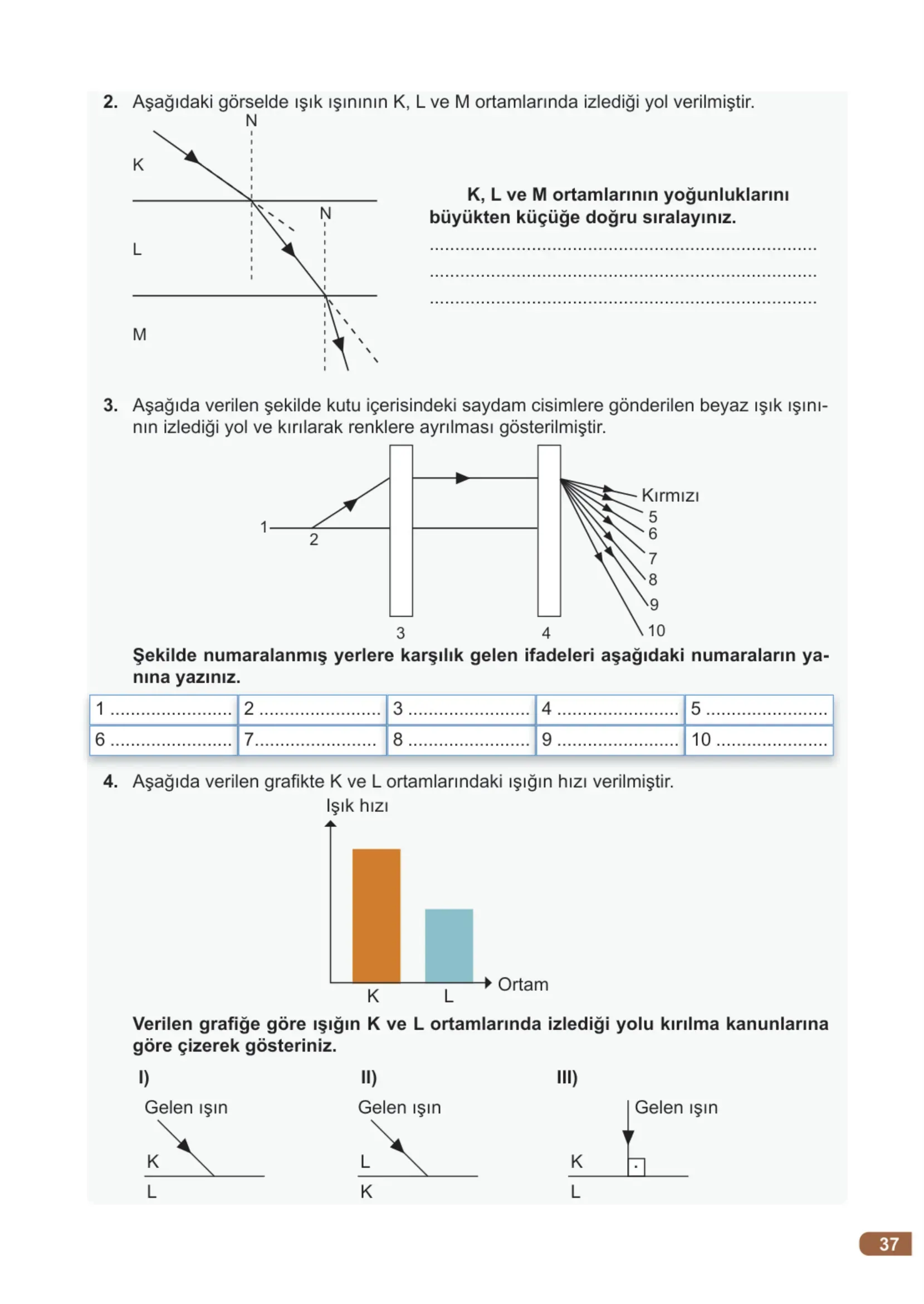 7. Sınıf Fen Bilimleri Ders Kitabı Cevapları Meb Yayınları 2. Kitap Sayfa 37