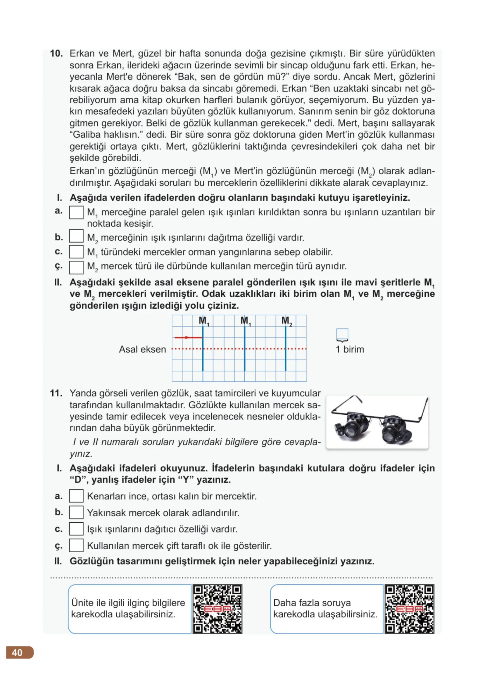 7. Sınıf Fen Bilimleri Ders Kitabı Cevapları Meb Yayınları 2. Kitap Sayfa 40