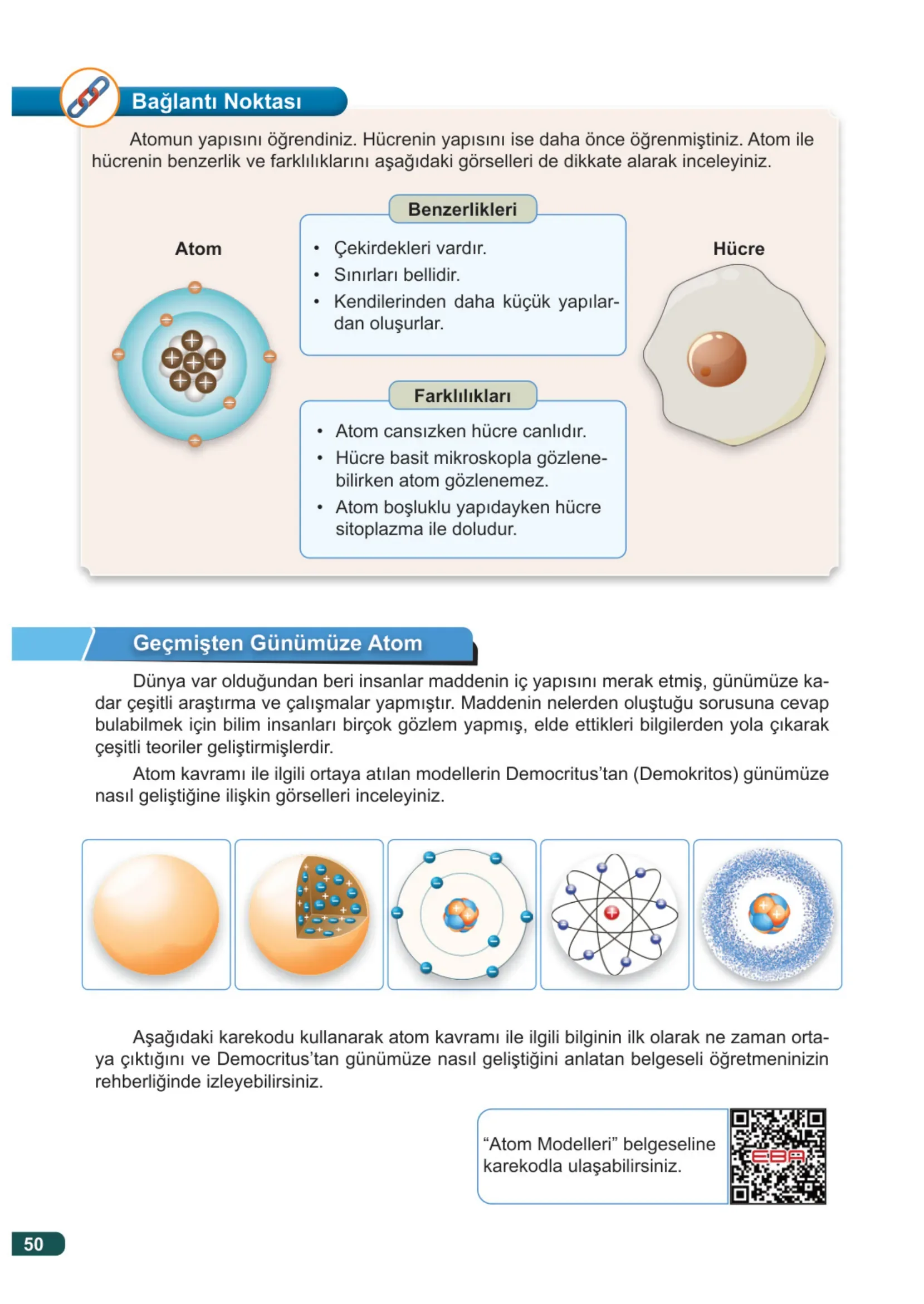 7. Sınıf Fen Bilimleri Ders Kitabı Cevapları Meb Yayınları 2. Kitap Sayfa 50