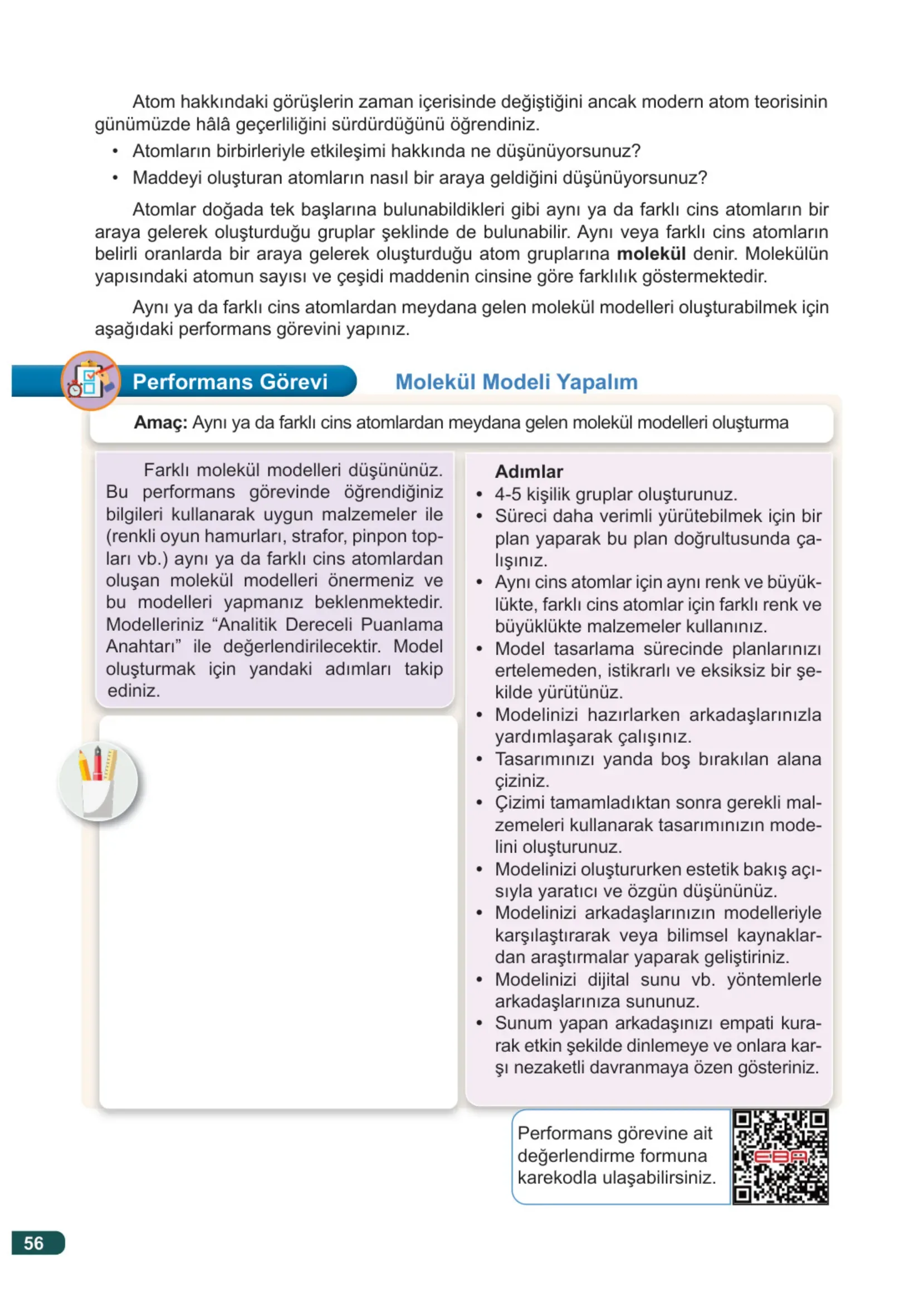 7. Sınıf Fen Bilimleri Ders Kitabı Cevapları Meb Yayınları 2. Kitap Sayfa 56