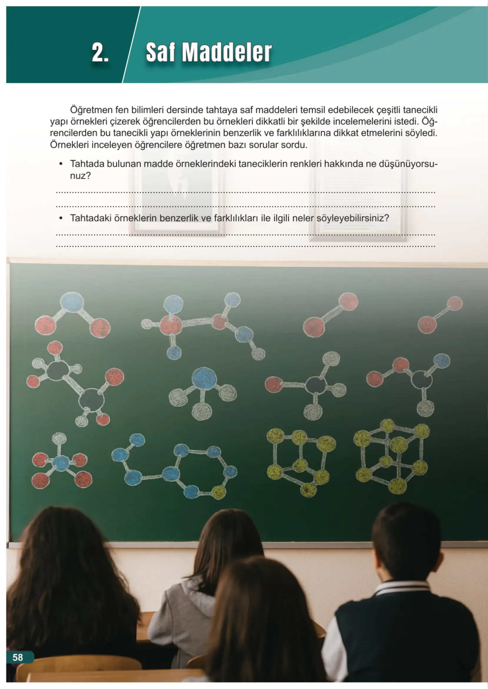 7. Sınıf Fen Bilimleri Ders Kitabı Cevapları Meb Yayınları 2. Kitap Sayfa 58