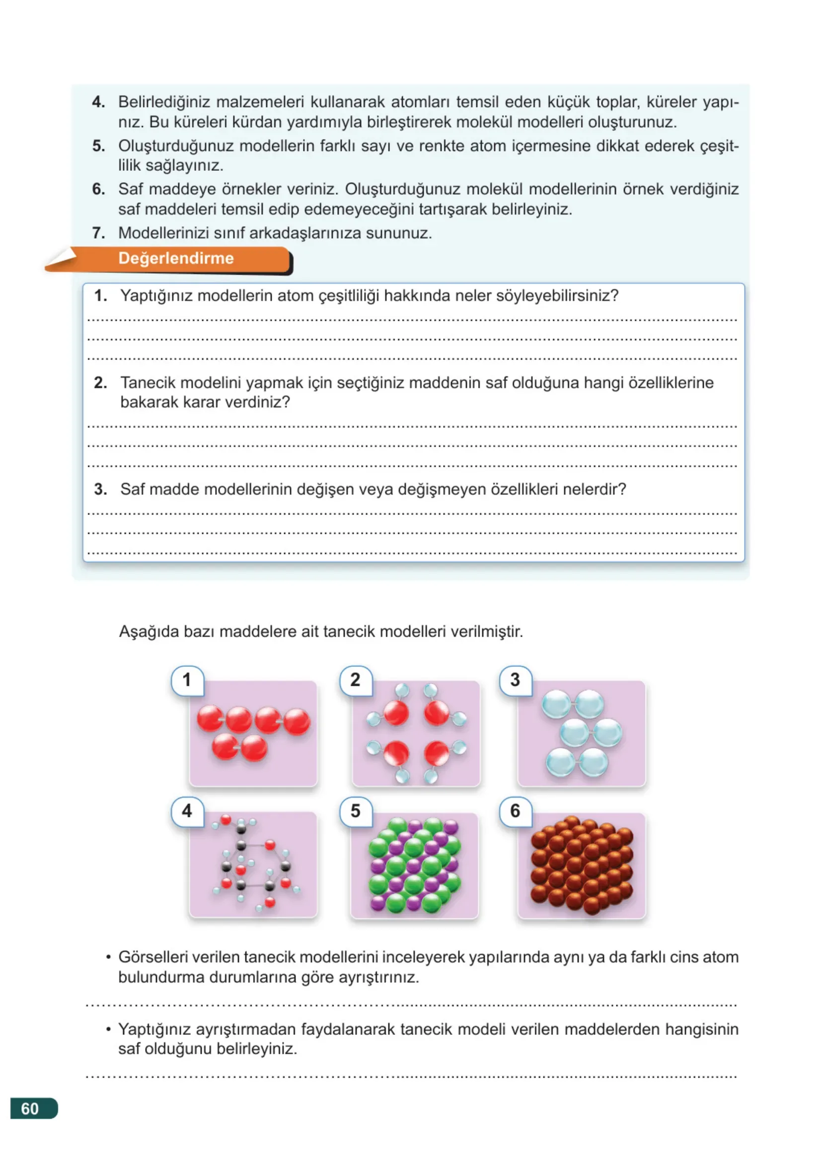 7. Sınıf Fen Bilimleri Ders Kitabı Cevapları Meb Yayınları 2. Kitap Sayfa 60