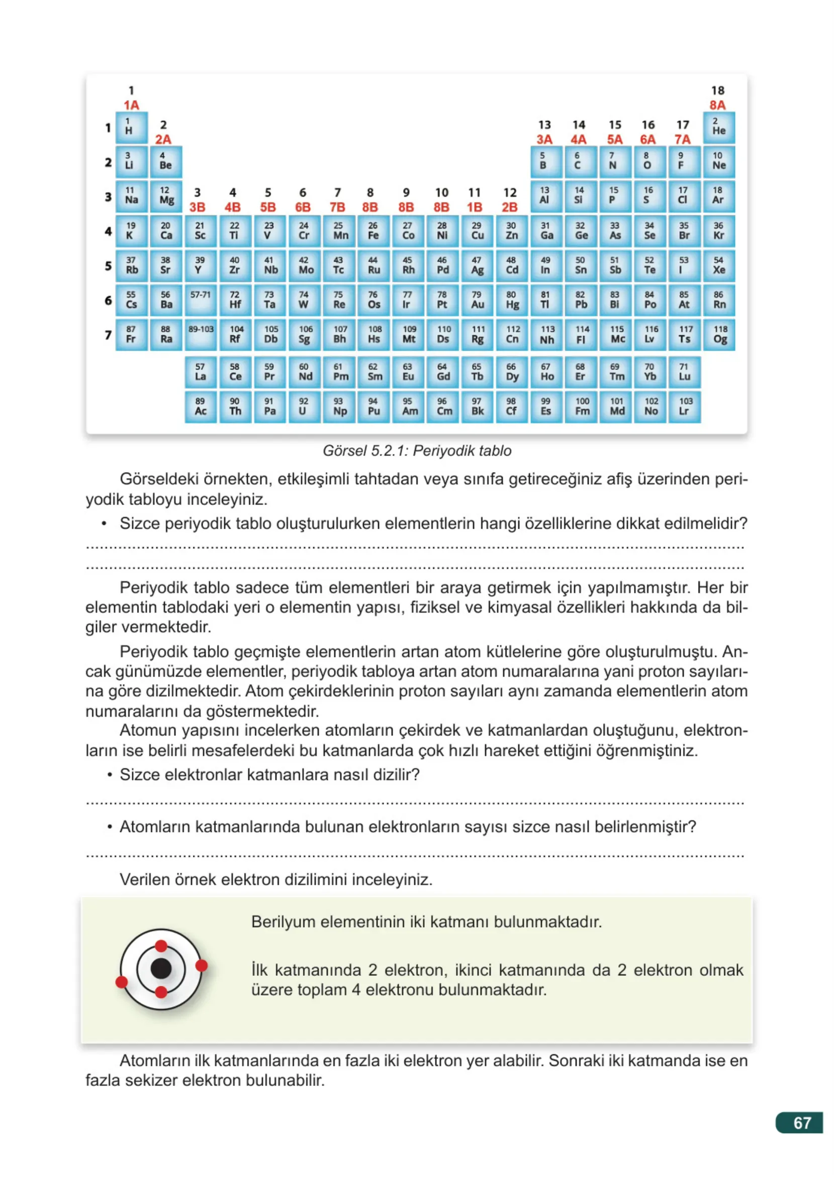 7. Sınıf Fen Bilimleri Ders Kitabı Cevapları Meb Yayınları 2. Kitap Sayfa 67