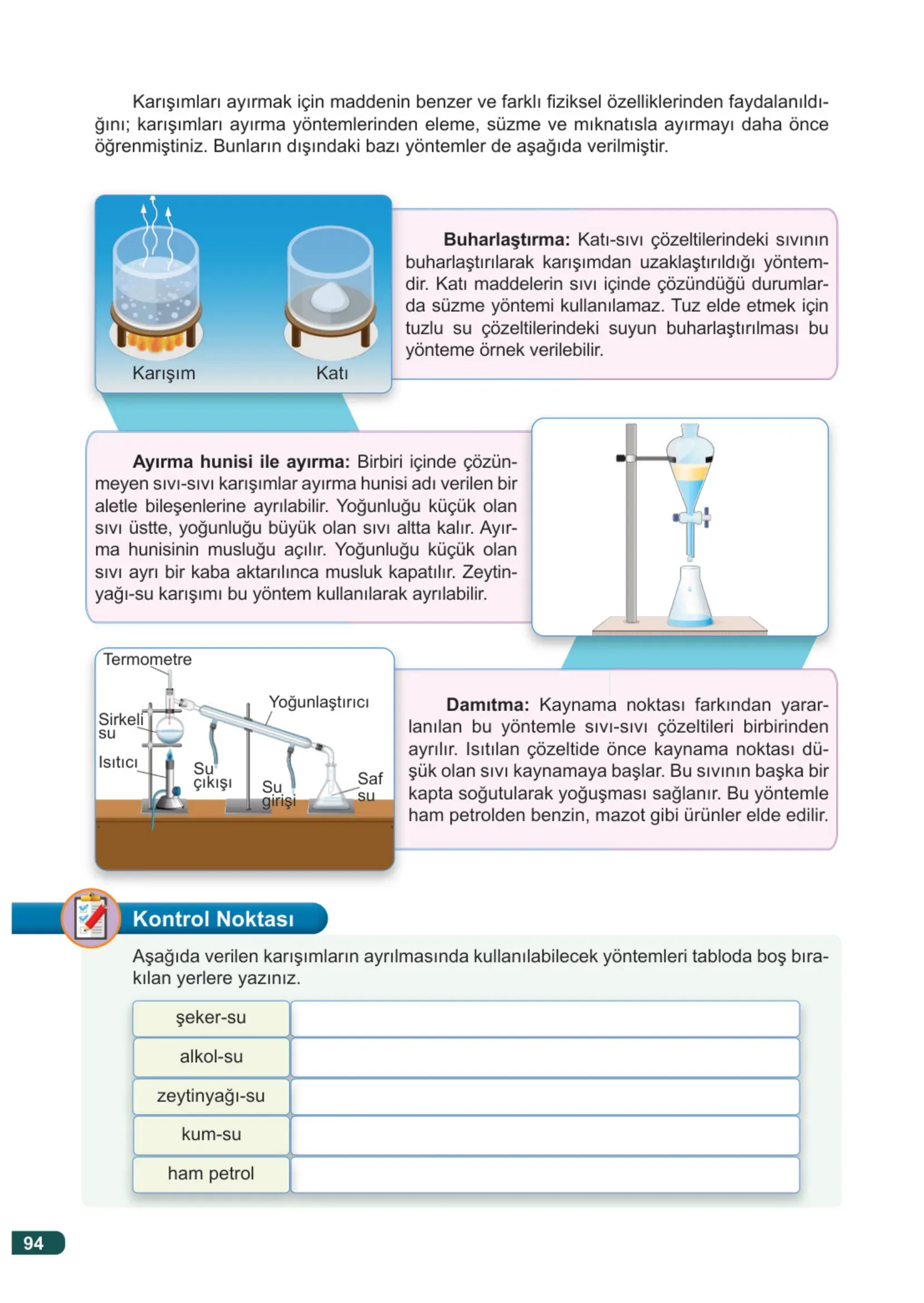 7. Sınıf Fen Bilimleri Ders Kitabı Cevapları Meb Yayınları 2. Kitap Sayfa 94