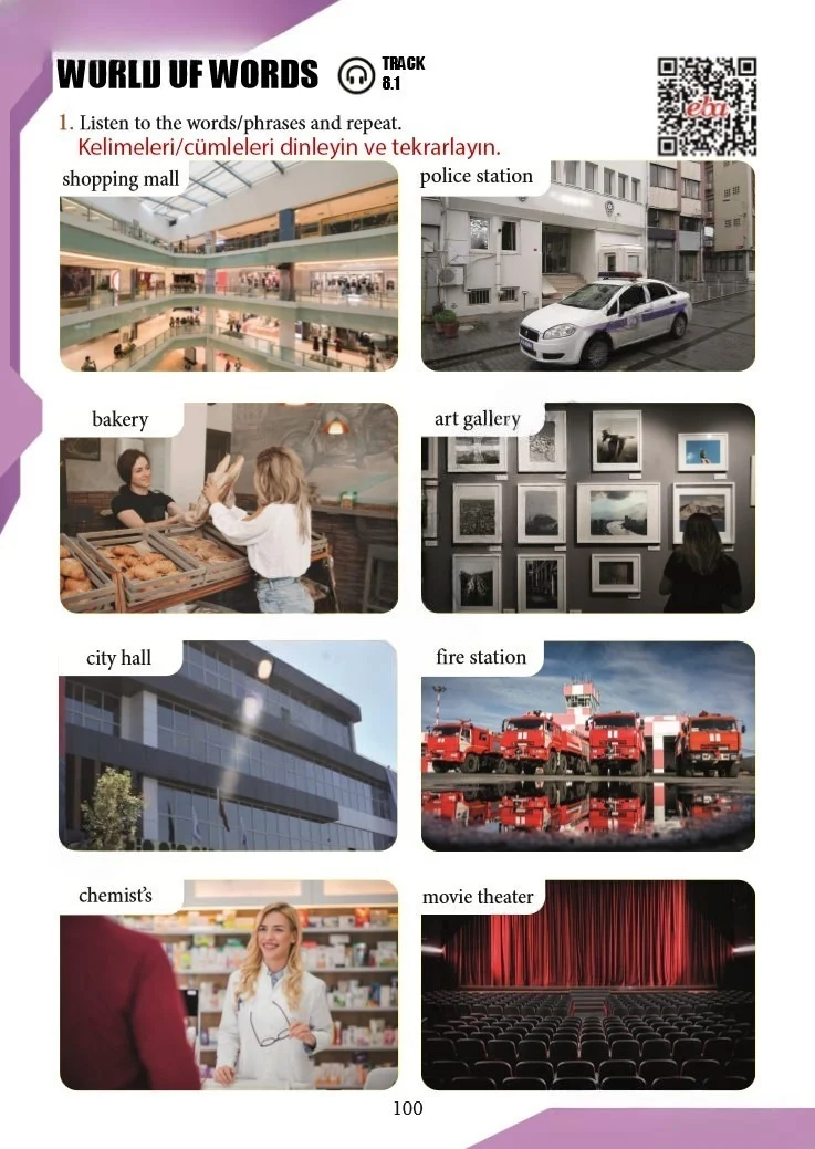 7. Sınıf İngilizce Ders Kitabı Cevapları Meb Yayınları Sayfa 100 Çözüm Görseli