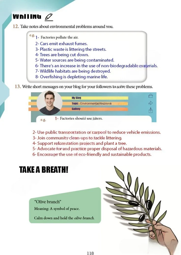 7. Sınıf İngilizce Ders Kitabı Cevapları Meb Yayınları Sayfa 118 Çözüm Görseli