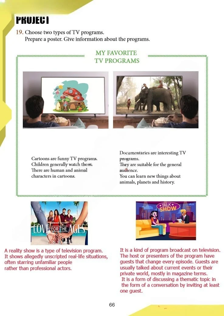 7. Sınıf İngilizce Ders Kitabı Cevapları Meb Yayınları Sayfa 66 Çözüm Görseli