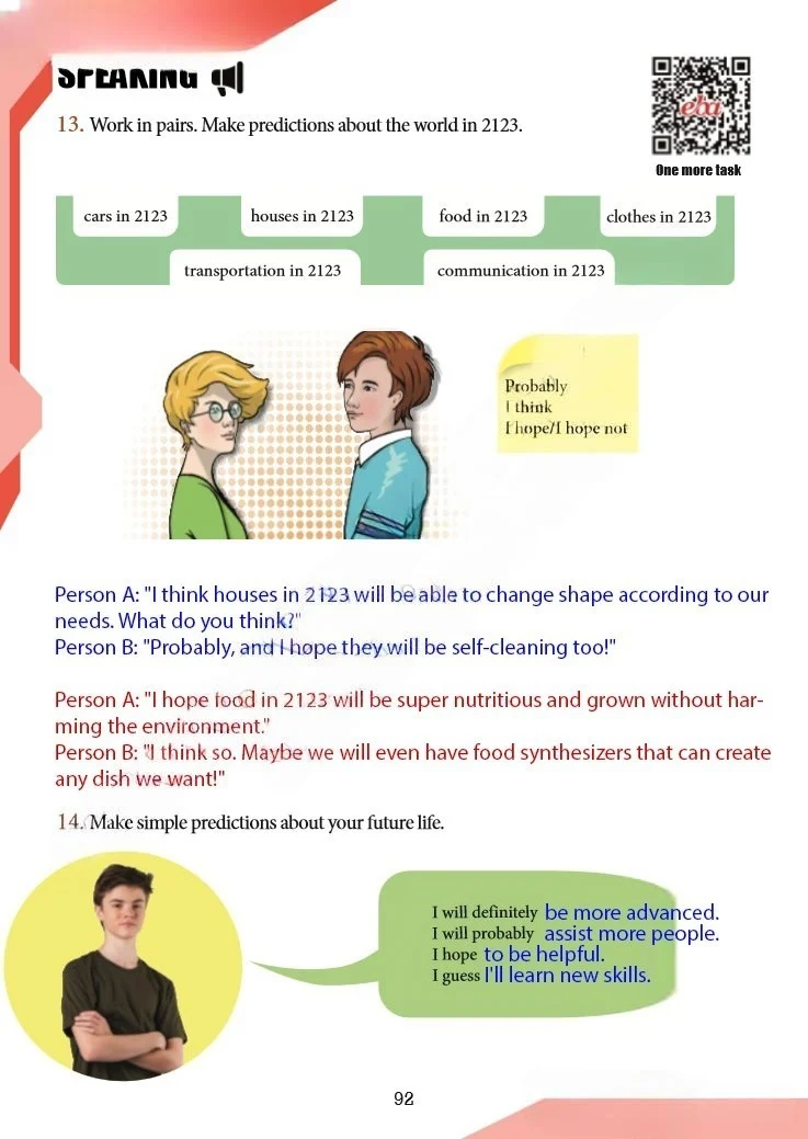 7. Sınıf İngilizce Ders Kitabı Cevapları Meb Yayınları Sayfa 92 Çözüm Görseli