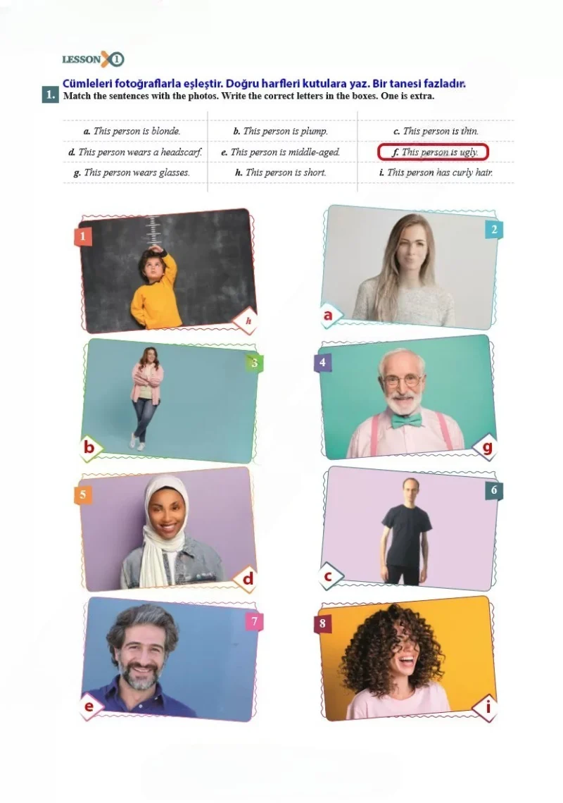 7. Sınıf İngilizce Ders Kitabı Cevapları SDR İpekyolu Yayınları Sayfa 12 Çözüm Görseli