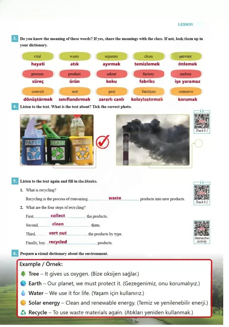 7. Sınıf İngilizce Ders Kitabı Cevapları SDR İpekyolu Yayınları Sayfa 141 Çözüm Görseli