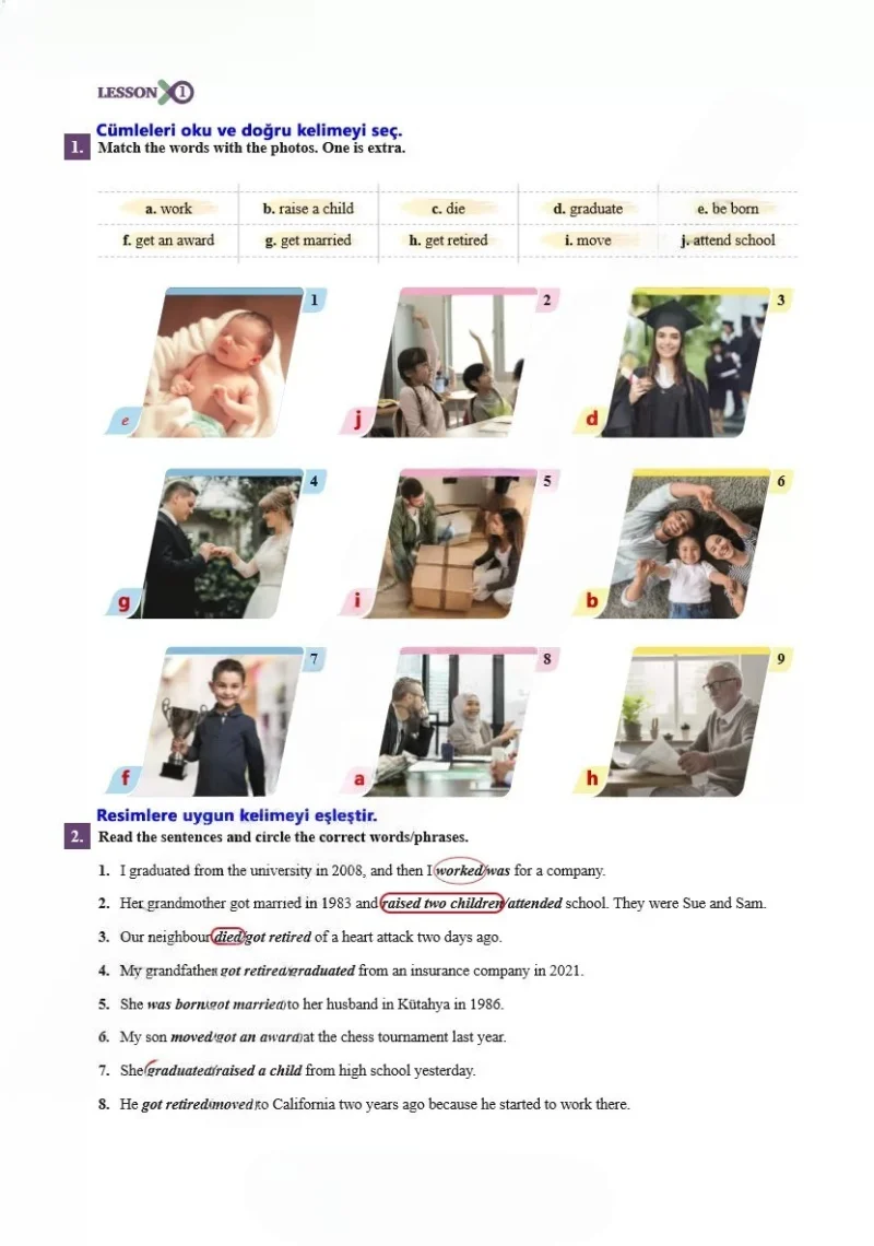 7. Sınıf İngilizce Ders Kitabı Cevapları SDR İpekyolu Yayınları Sayfa 44 Çözüm Görseli