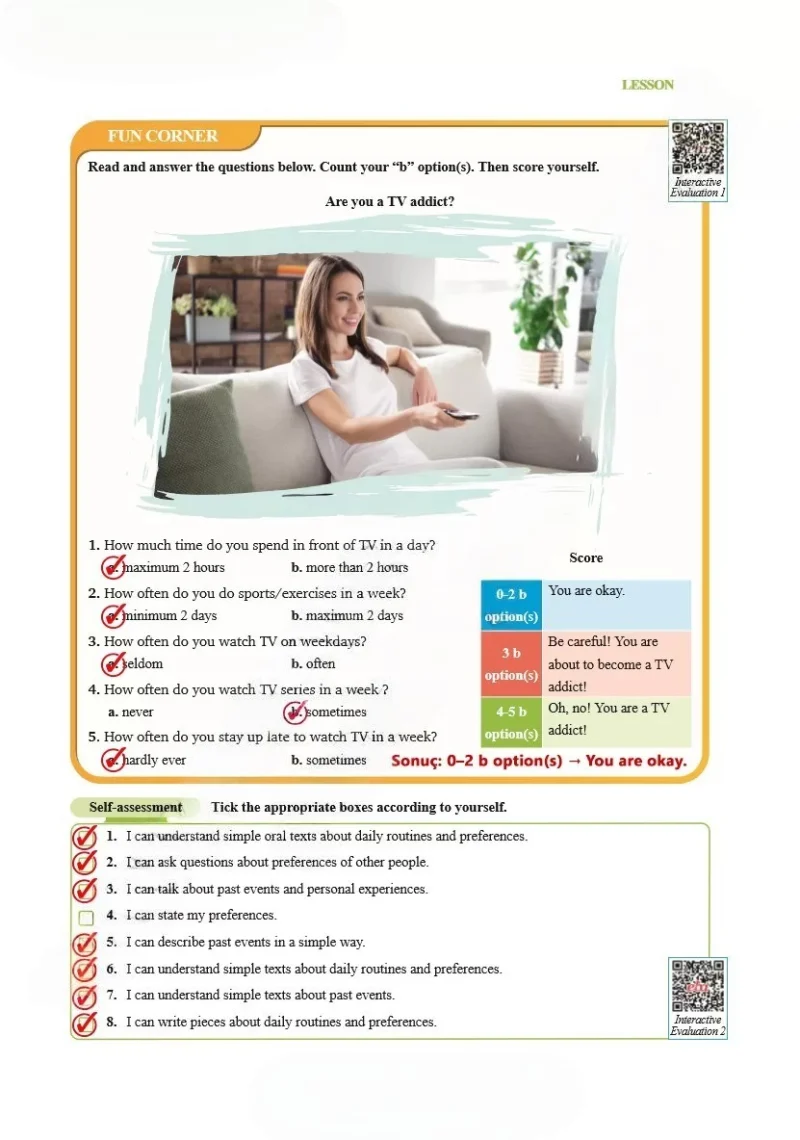 7. Sınıf İngilizce Ders Kitabı Cevapları SDR İpekyolu Yayınları Sayfa 85 Çözüm Görseli