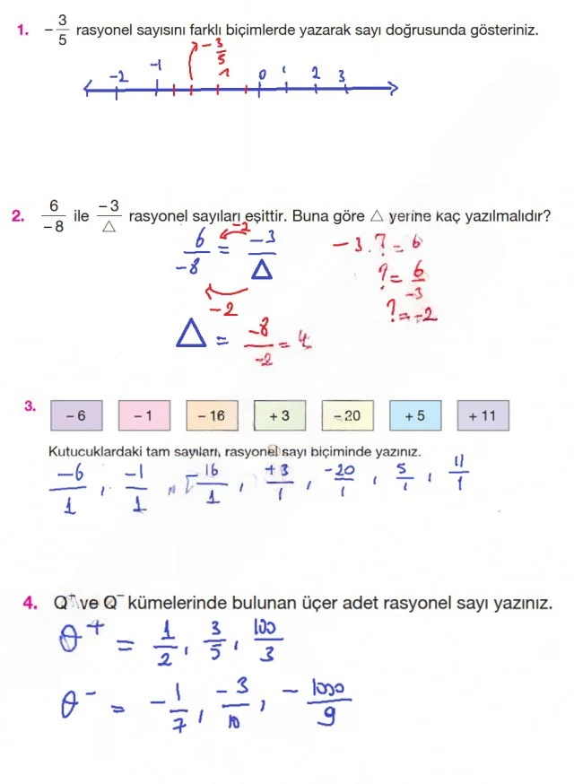 7. Sınıf Matematik Ders Kitabı Cevapları Berkay Yayınları Sayfa 41 Çözüm Görseli