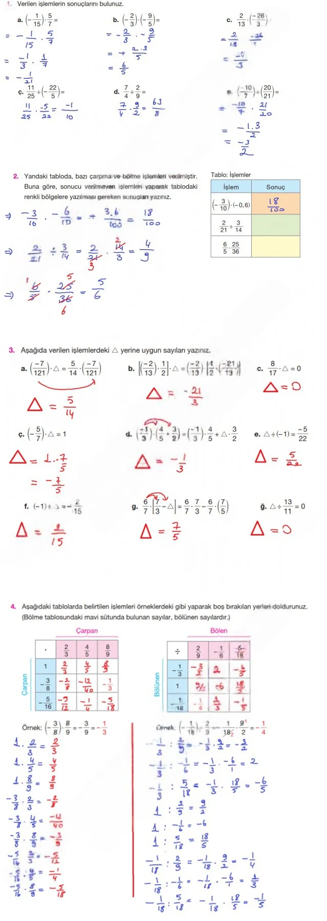 7. Sınıf Matematik Ders Kitabı Cevapları Berkay Yayınları Sayfa 65 Çözüm Görseli
