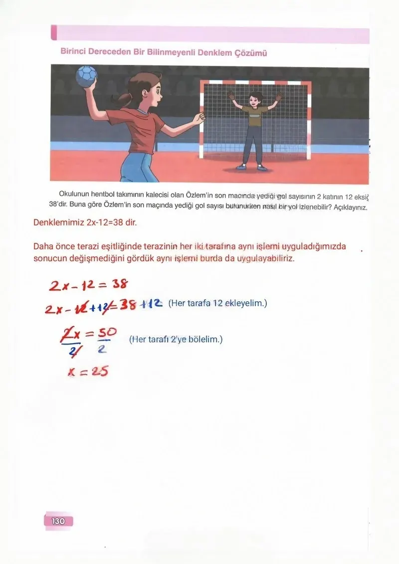 7. Sınıf Matematik Ders Kitabı Cevapları Edat Yayınları Sayfa 130 Çözüm Görseli