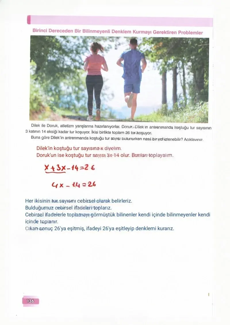 7. Sınıf Matematik Ders Kitabı Cevapları Edat Yayınları Sayfa 136 Çözüm Görseli