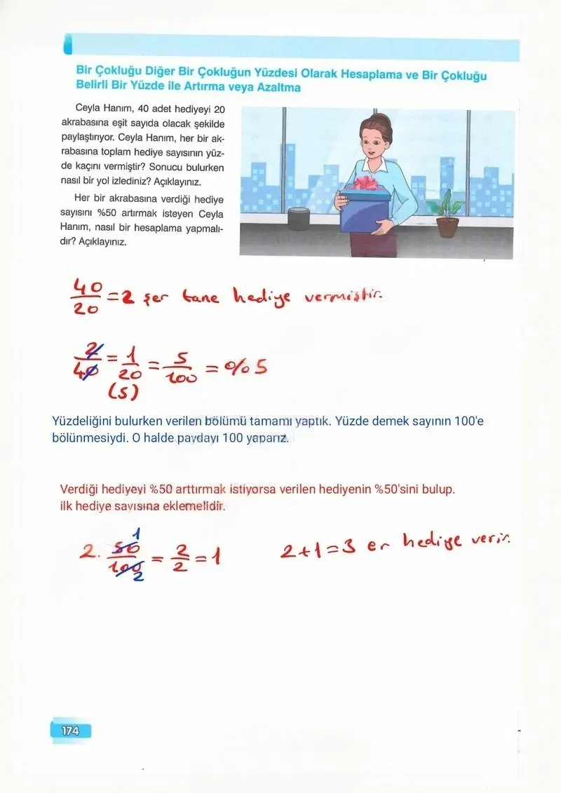 7. Sınıf Matematik Ders Kitabı Cevapları Edat Yayınları Sayfa 174 Çözüm Görseli