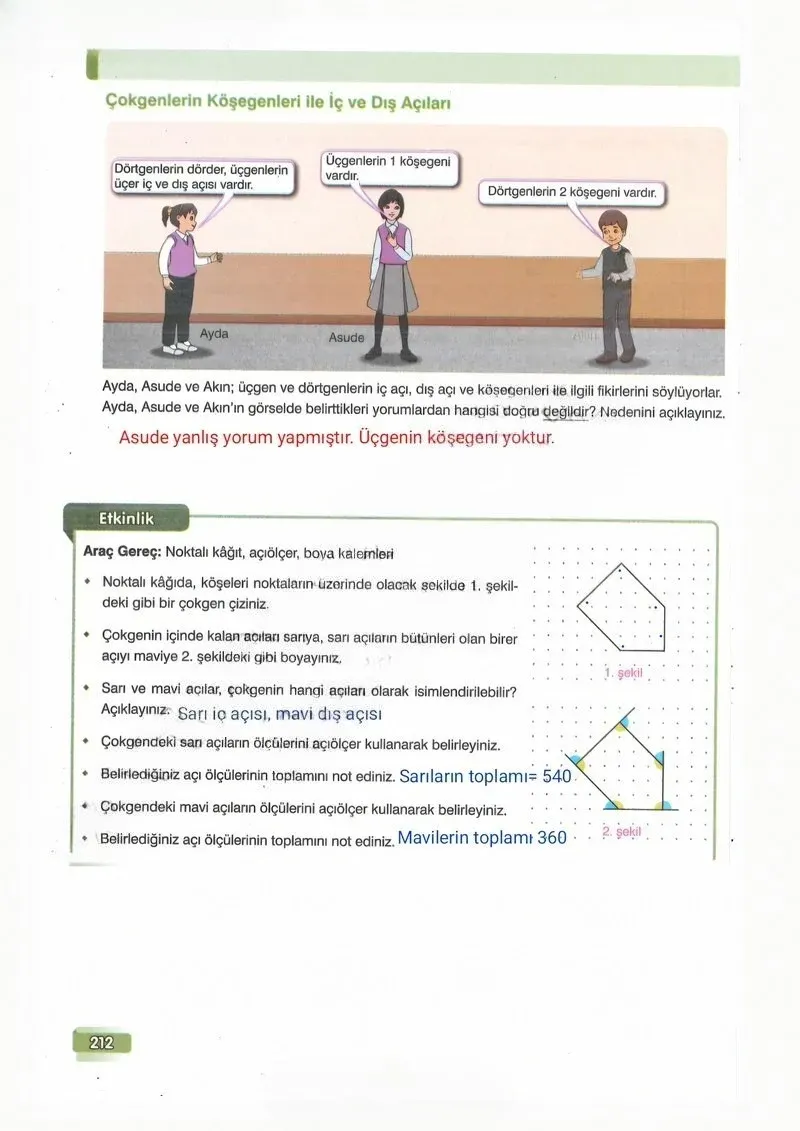 7. Sınıf Matematik Ders Kitabı Cevapları Edat Yayınları Sayfa 212 Çözüm Görseli