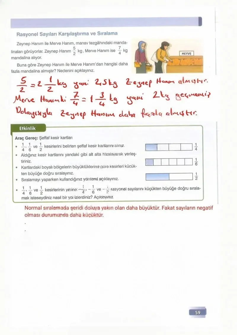 7. Sınıf Matematik Ders Kitabı Cevapları Edat Yayınları Sayfa 59 Çözüm Görseli