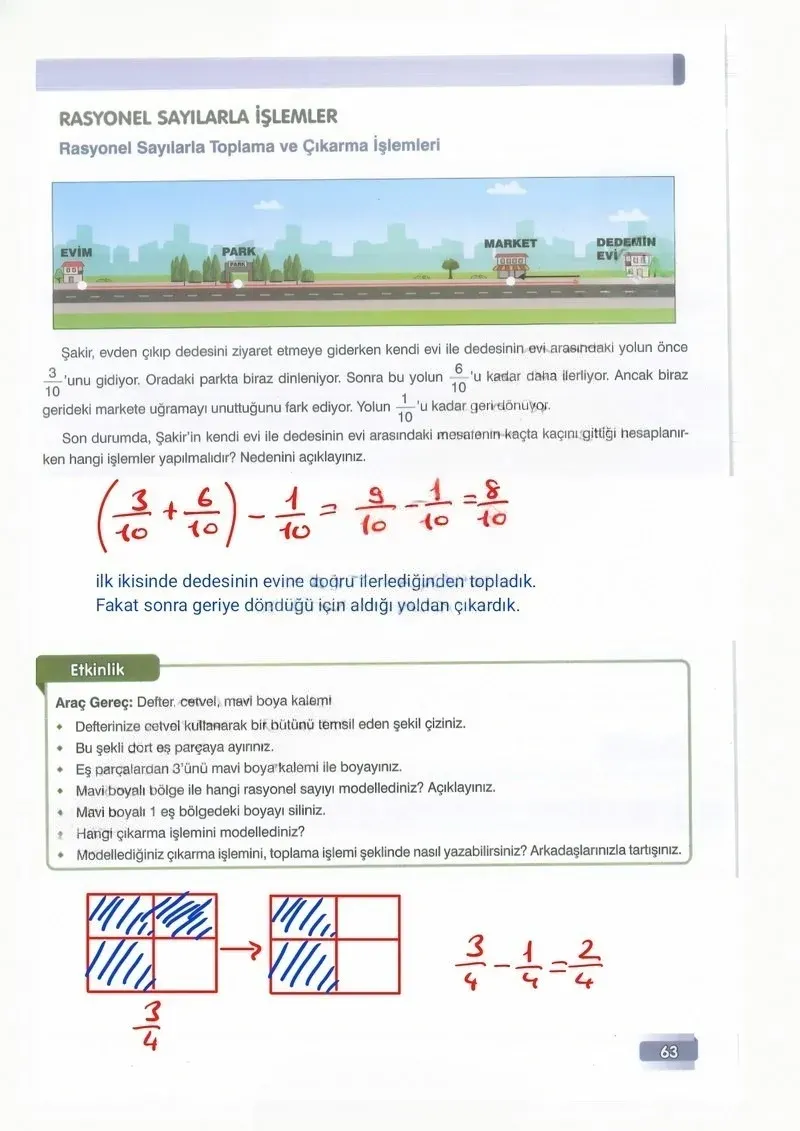 7. Sınıf Matematik Ders Kitabı Cevapları Edat Yayınları Sayfa 63 Çözüm Görseli