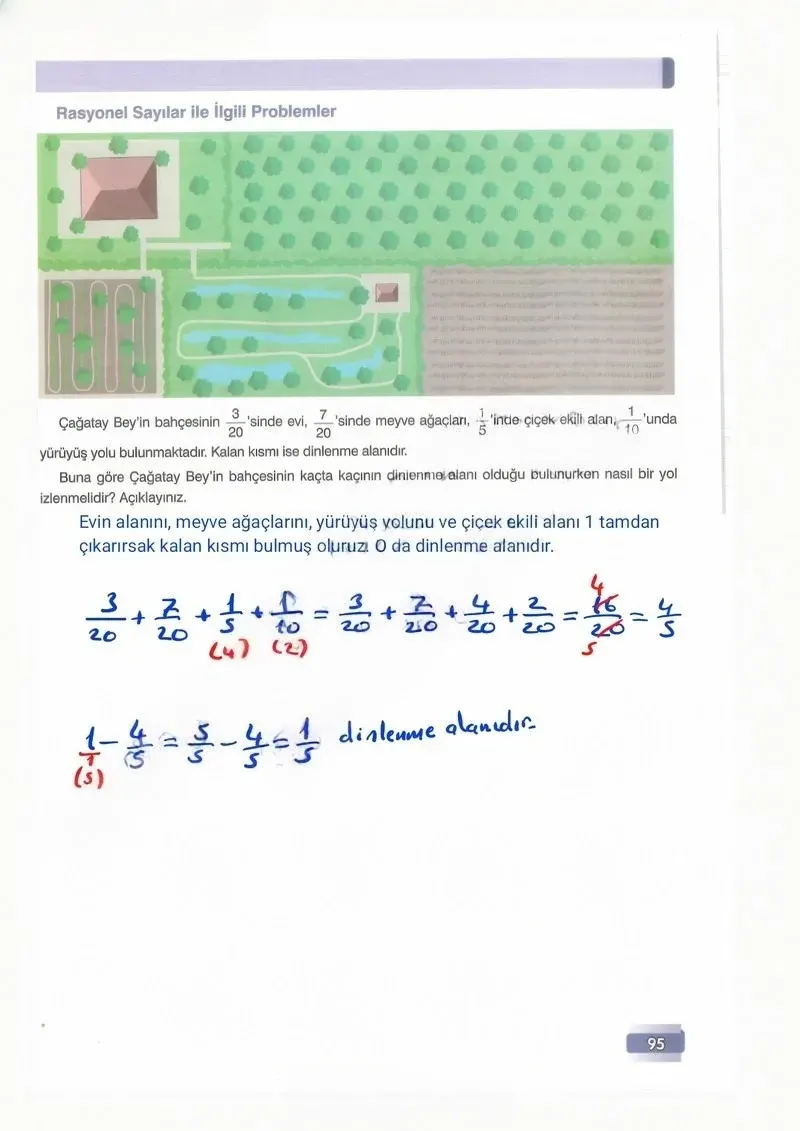 7. Sınıf Matematik Ders Kitabı Cevapları Edat Yayınları Sayfa 95 Çözüm Görseli