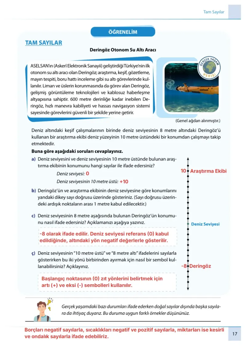 7. Sınıf Matematik Ders Kitabı Cevapları Meb Yayınları 1. Kitap Sayfa 17 Çözüm Görseli