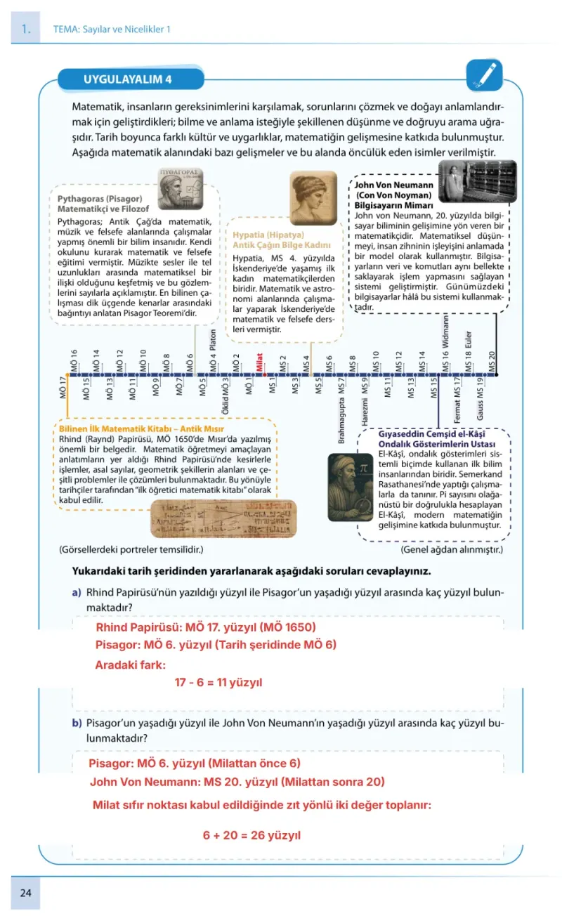 7. Sınıf Matematik Ders Kitabı Cevapları Meb Yayınları 1. Kitap Sayfa 24 Çözüm Görseli