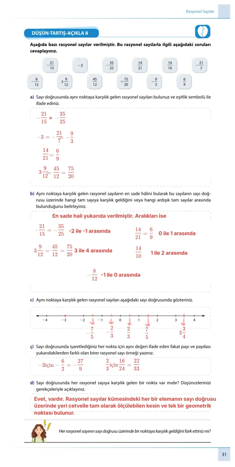 7. Sınıf Matematik Ders Kitabı Cevapları Meb Yayınları 1. Kitap Sayfa 31 Çözüm Görseli