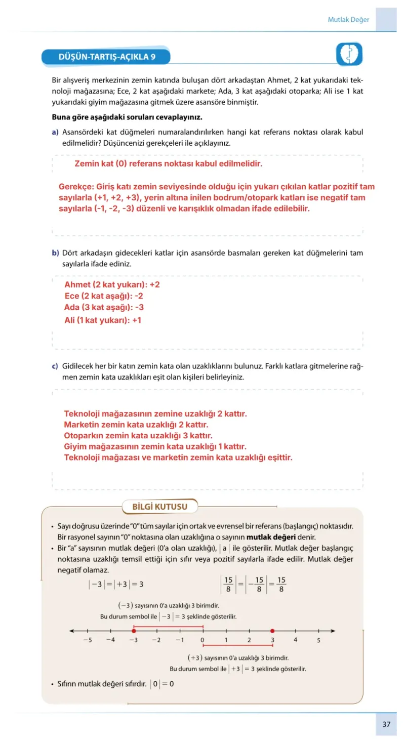 7. Sınıf Matematik Ders Kitabı Cevapları Meb Yayınları 1. Kitap Sayfa 37 Çözüm Görseli