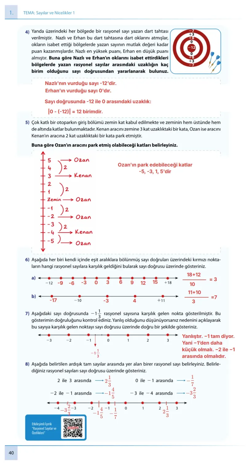 7. Sınıf Matematik Ders Kitabı Cevapları Meb Yayınları 1. Kitap Sayfa 40 Çözüm Görseli