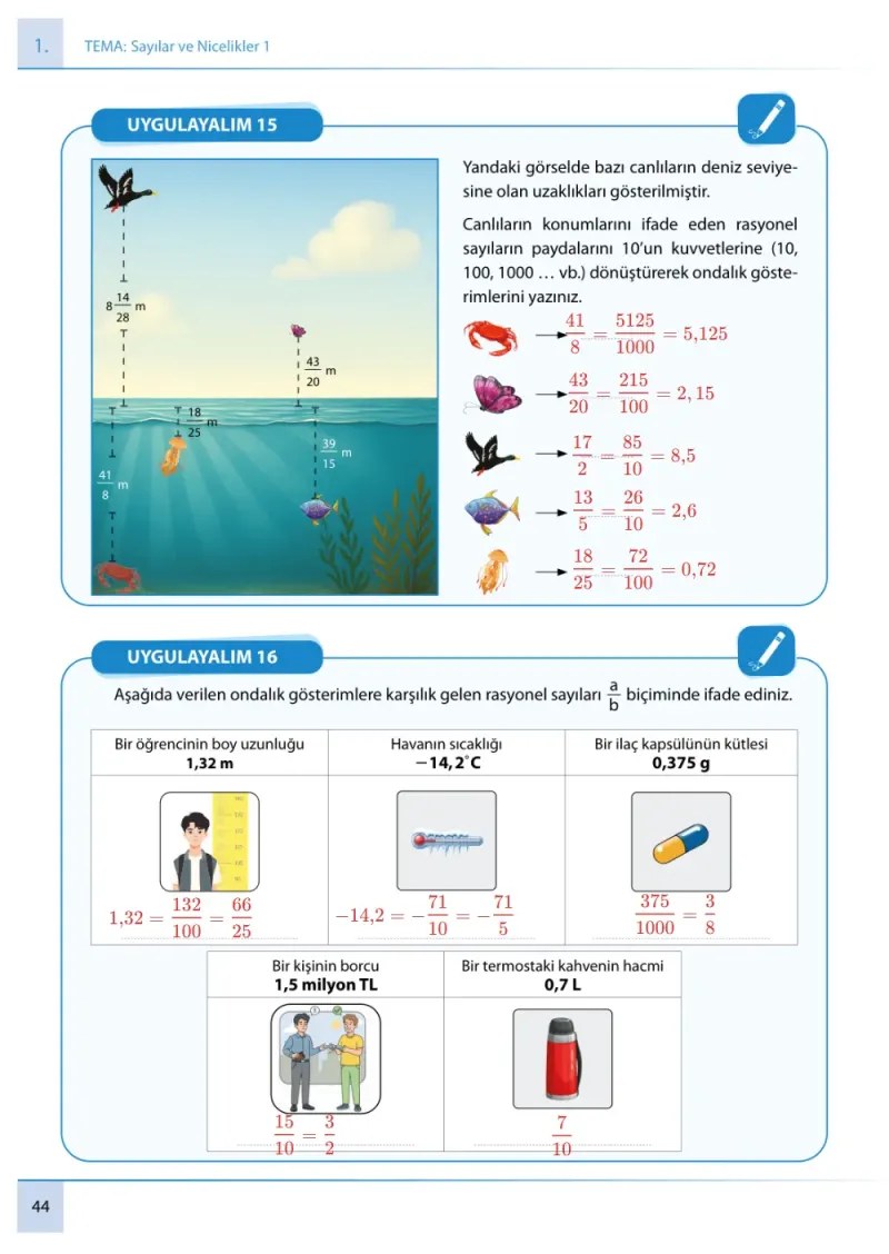 7. Sınıf Matematik Ders Kitabı Cevapları Meb Yayınları 1. Kitap Sayfa 44 Çözüm Görseli