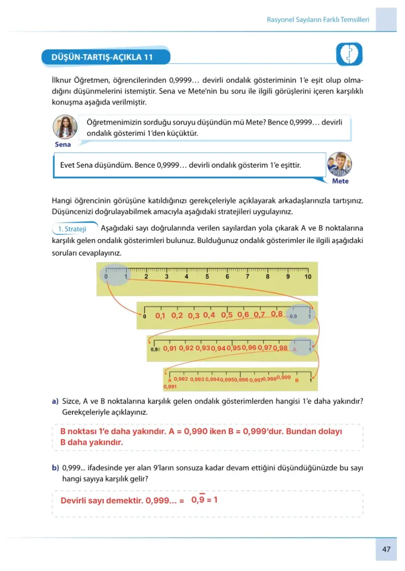 7. Sınıf Matematik Ders Kitabı Cevapları Meb Yayınları 1. Kitap Sayfa 47 Çözüm Görseli