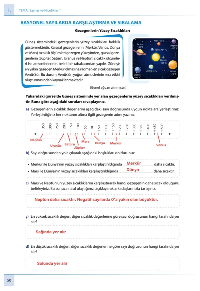7. Sınıf Matematik Ders Kitabı Cevapları Meb Yayınları 1. Kitap Sayfa 50 Çözüm Görseli