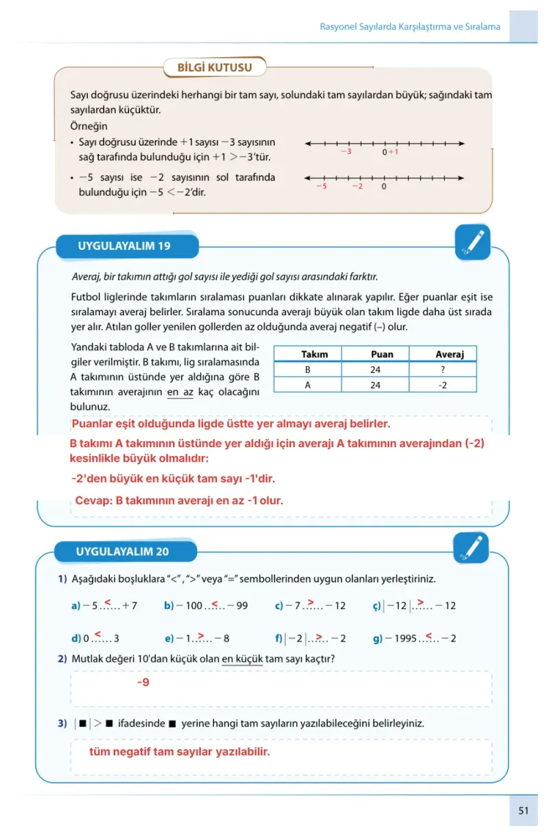 7. Sınıf Matematik Ders Kitabı Cevapları Meb Yayınları 1. Kitap Sayfa 51 Çözüm Görseli