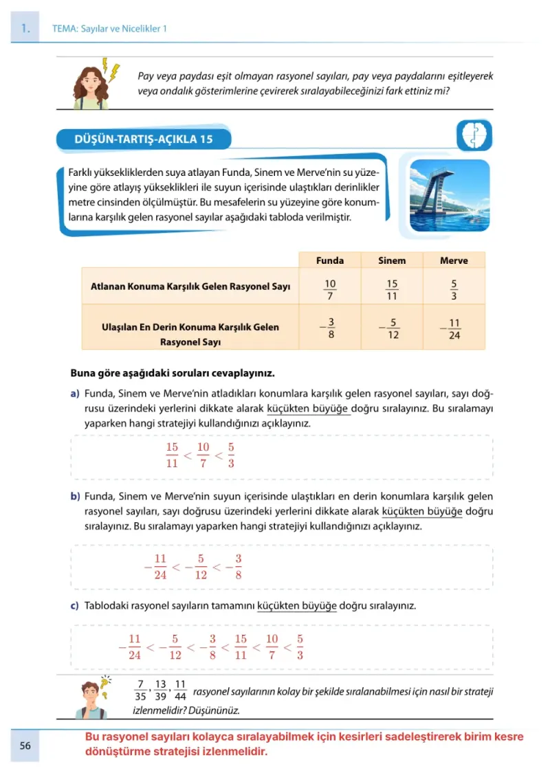 7. Sınıf Matematik Ders Kitabı Cevapları Meb Yayınları 1. Kitap Sayfa 56 Çözüm Görseli