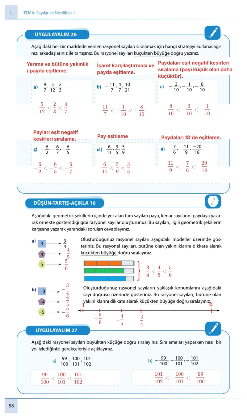 7. Sınıf Matematik Ders Kitabı Cevapları Meb Yayınları 1. Kitap Sayfa 58 Çözüm Görseli