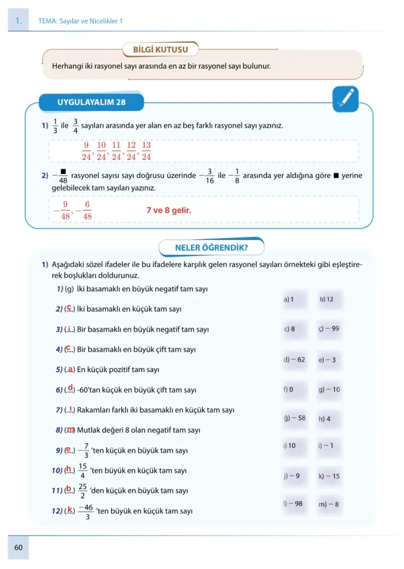 7. Sınıf Matematik Ders Kitabı Cevapları Meb Yayınları 1. Kitap Sayfa 60 Çözüm Görseli
