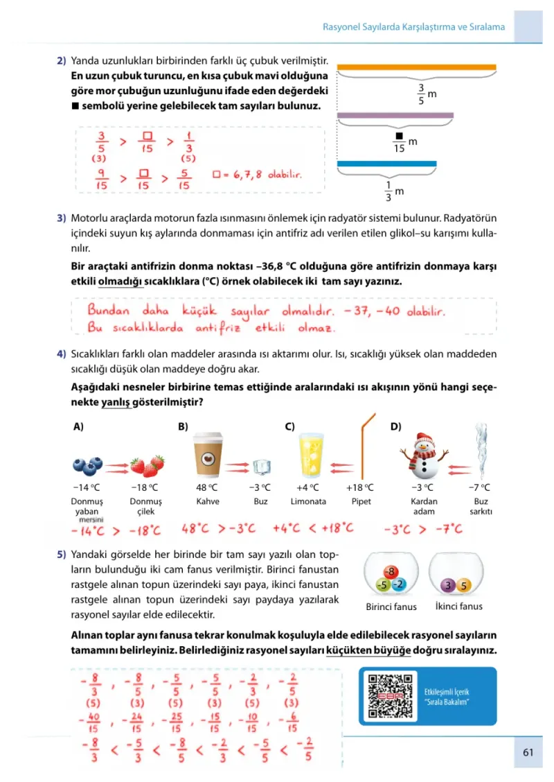 7. Sınıf Matematik Ders Kitabı Cevapları Meb Yayınları 1. Kitap Sayfa 61 Çözüm Görseli